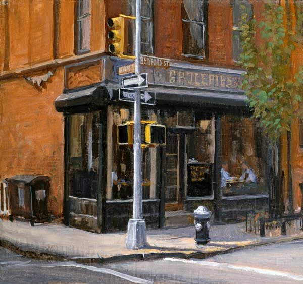West Village Corner Shop, 1997 (oil on canvas)  de Julian  Barrow