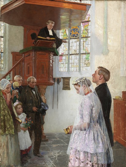 The Wedding de Julius Gari Melchers