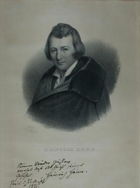 Portrait of the poet Heinrich Heine (1797-1856)
