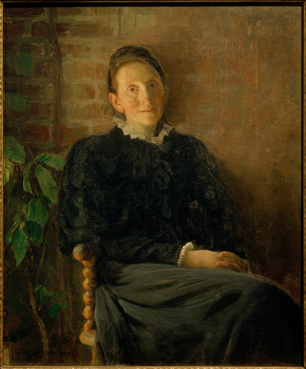 Porträt der Pauline Hirschsprung de Julius Paulsen