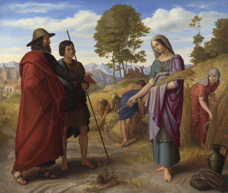 Ruth in Boaz's Field de Julius Schnorr von Carolsfeld