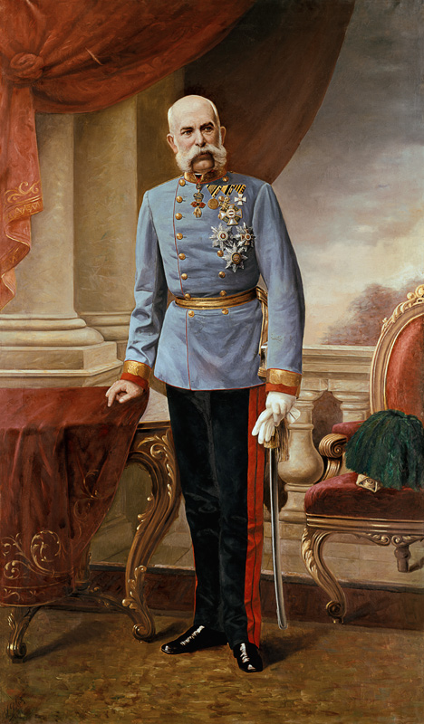 Emperor Franz Josef I. of Austria de Julius von Blaas