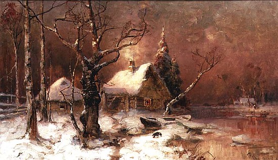 Winter Landscape de Julius Sergius Klever