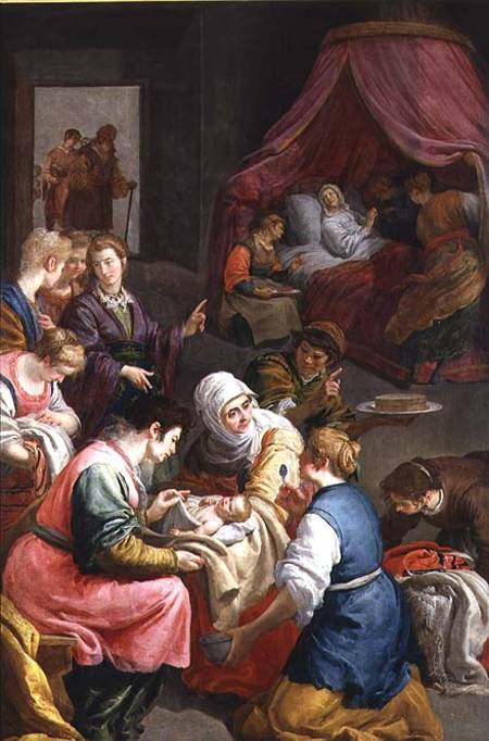 The Birth of the Virgin de Jusepe or Jose Leonardo