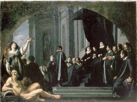 The Senators of Florence Swearing Allegiance to the Grand Duke of Tuscany de Justus Susterman