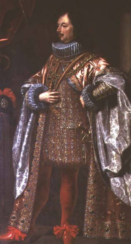 Vincenzo II Gonzaga, ruler of Mantua from 1587-1612, wearing a cloak of the Order of the Redemeer de Justus Susterman