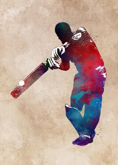 Cricket Sport Art 2