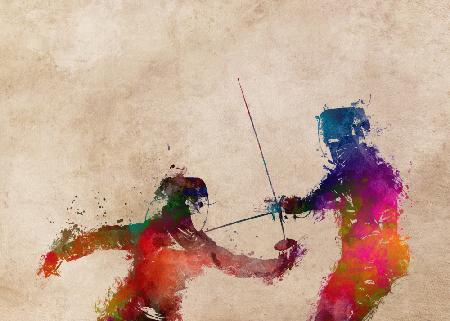 Fencing Sport Art 1