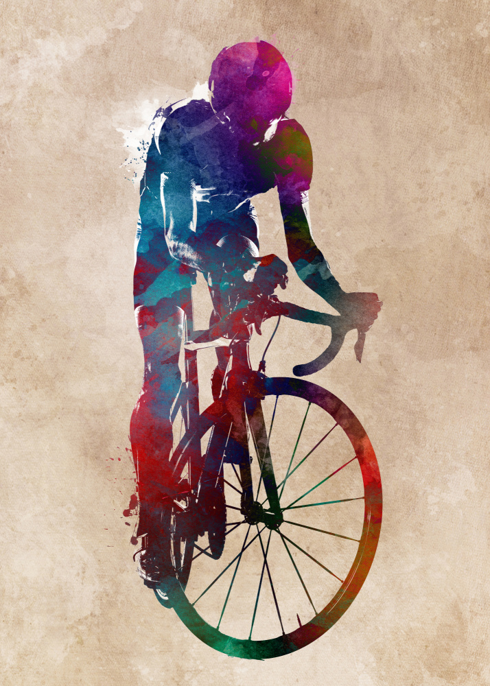Cycling sport art 22 de Justyna Jaszke