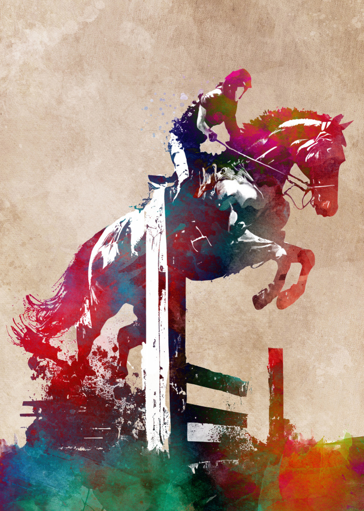 Horse Riding Sport Art (6) de Justyna Jaszke