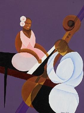 Lavender Jazz, 2007 (oil and acrylic on canvas) 
