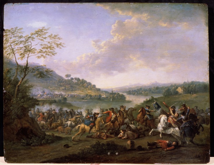Cavalry Skirmish de Karel Breydel