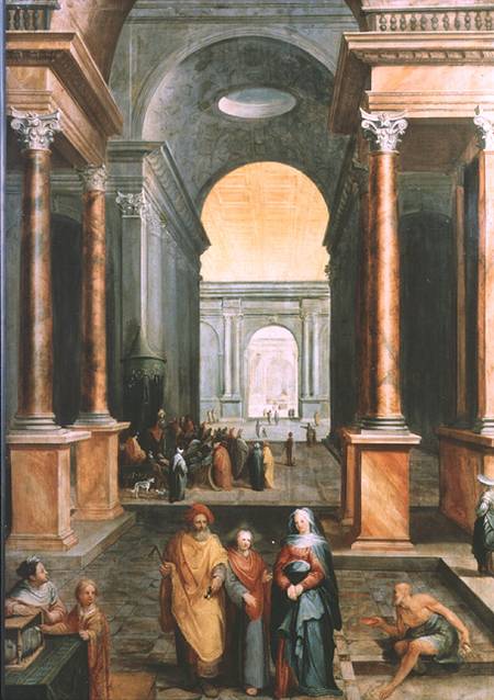 Christ in the Temple de Karel Van Mander