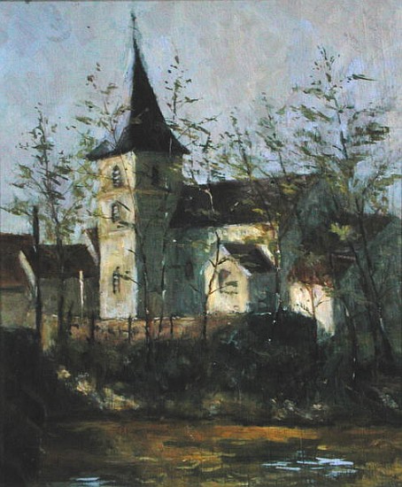 French Church (oil on canvas)  de Karen  Armitage
