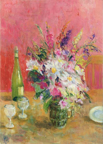 Speyside Flowers, 2002 (oil on canvas)  de Karen  Armitage