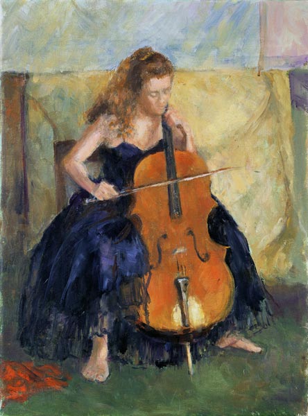 The Cello Player, 1995  de Karen  Armitage