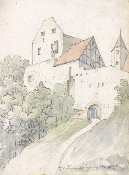 Schloßruine Eybburg bei Ansbach de Karl Ballenberger