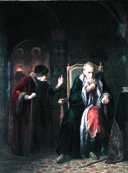 Tsar Ivan IV (1530-84) the Terrible and his Wet Nurse de Karl Bogdanowitsch Wenig