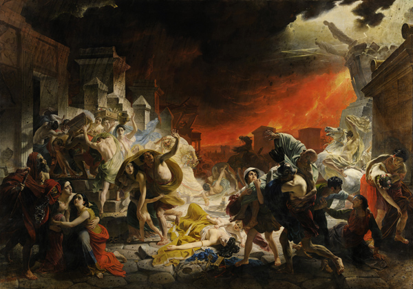 The last day of Pompeji. de Karl Pavlovich Bryullov