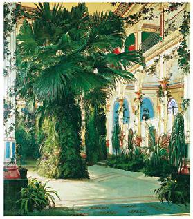 Interior de la casa de Palma - Poster (BLK-02)