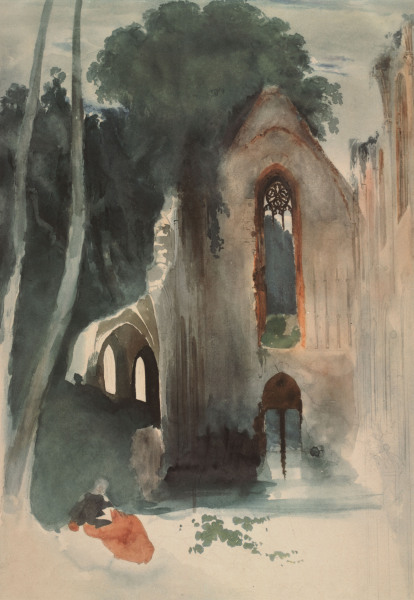 Karl Blechen, Church Ruin de Carl Eduard Ferdinand Blechen