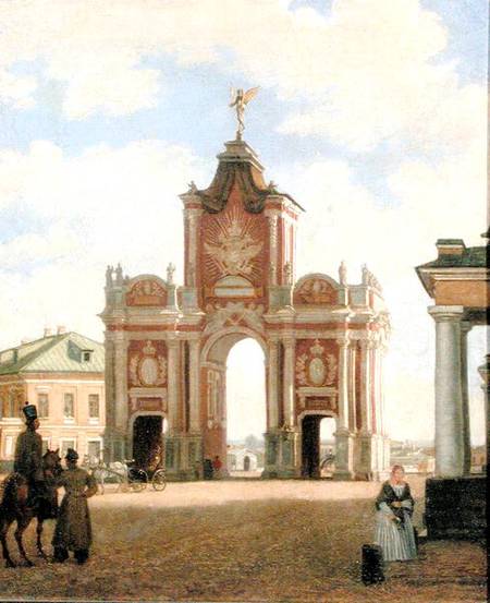 The Red Gate in Moscow de Karl-Fridrikh Petrovich Bodri