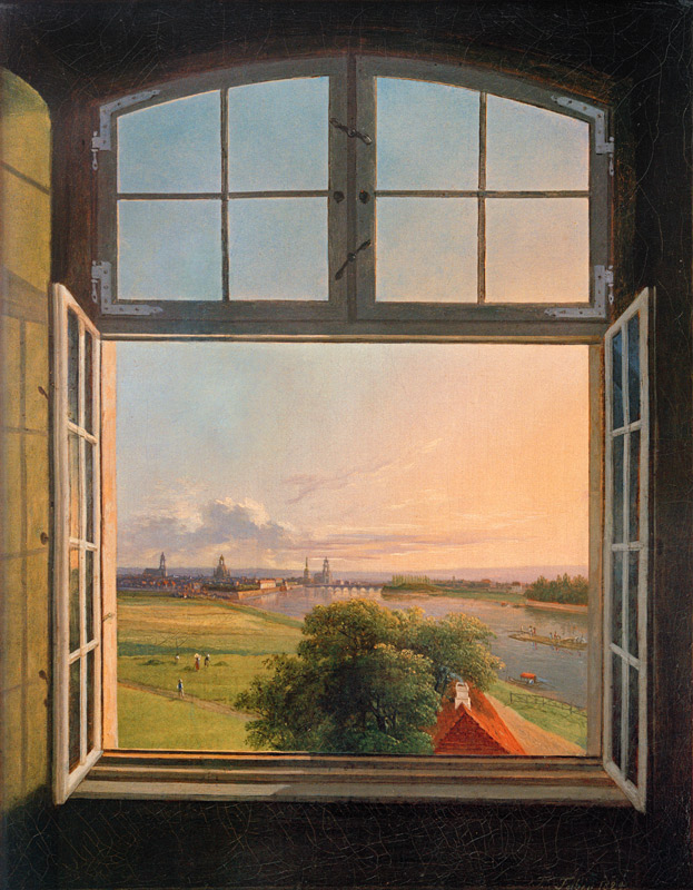 Blick auf Dresden de Karl Gottfried Traugott Faber