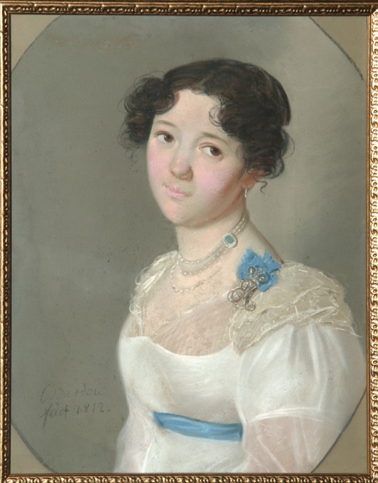 Portrait of Countess Agrafena Yuryevna Obolenskaya (1789-1829), née Neledinskaya-Meletskaya de Karl Wilhelm Bardou
