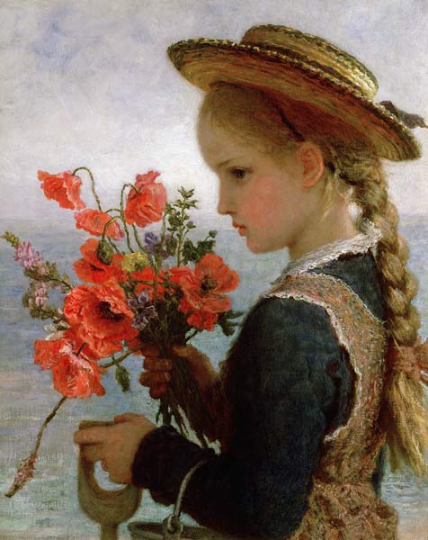 Poppy Girl de Karl Wilhelm Friedrich Bauerle