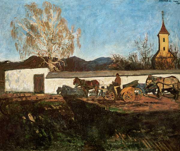 Evening in March de Károly Ferenczy