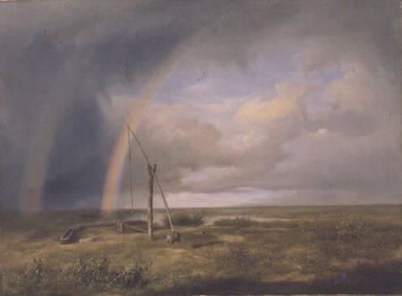 Well Against a Rainbow de Károly Markó