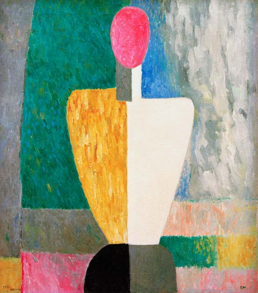 Malevich / Torso (Figure with pink face) de Kazimir Severinovich Malewitsch