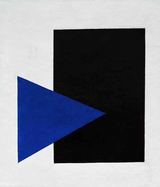 Malevich / Black Square, Blue Triangle de Kazimir Severinovich Malewitsch