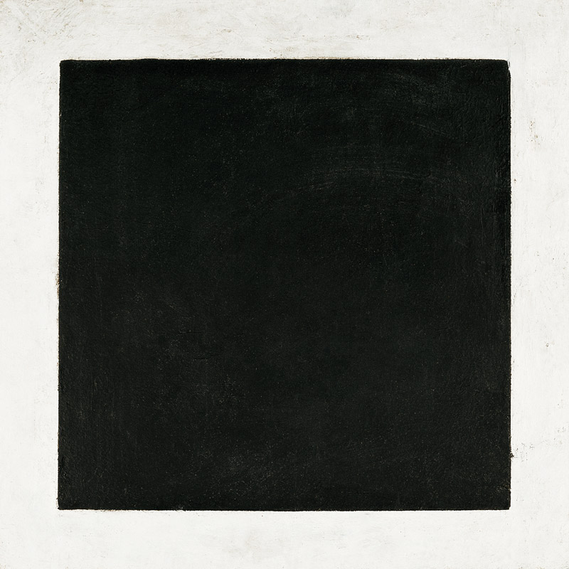 Black square (2 Version) de Kazimir Severinovich Malewitsch