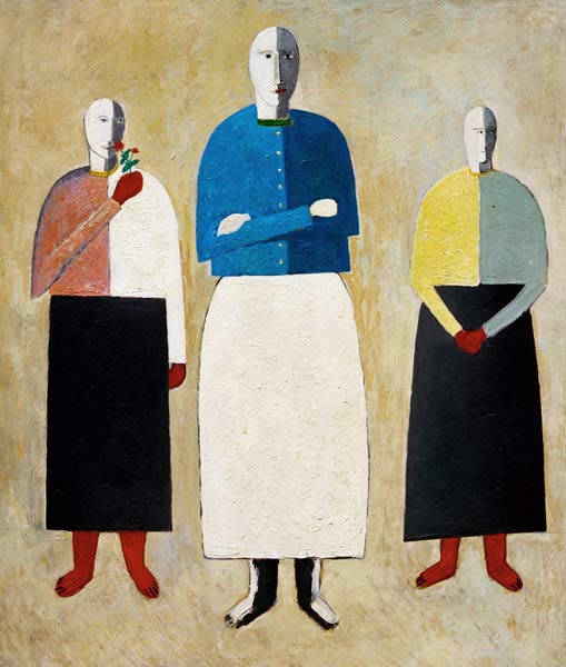 Malevich / Three Girls / 1928/32 de Kazimir Severinovich Malewitsch