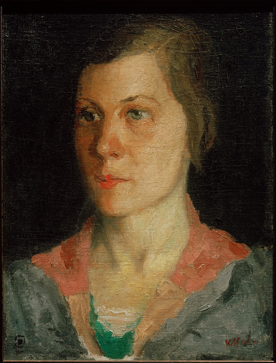 Porträt der Frau des Künstlers, 1933 de Kazimir Severinovich Malewitsch