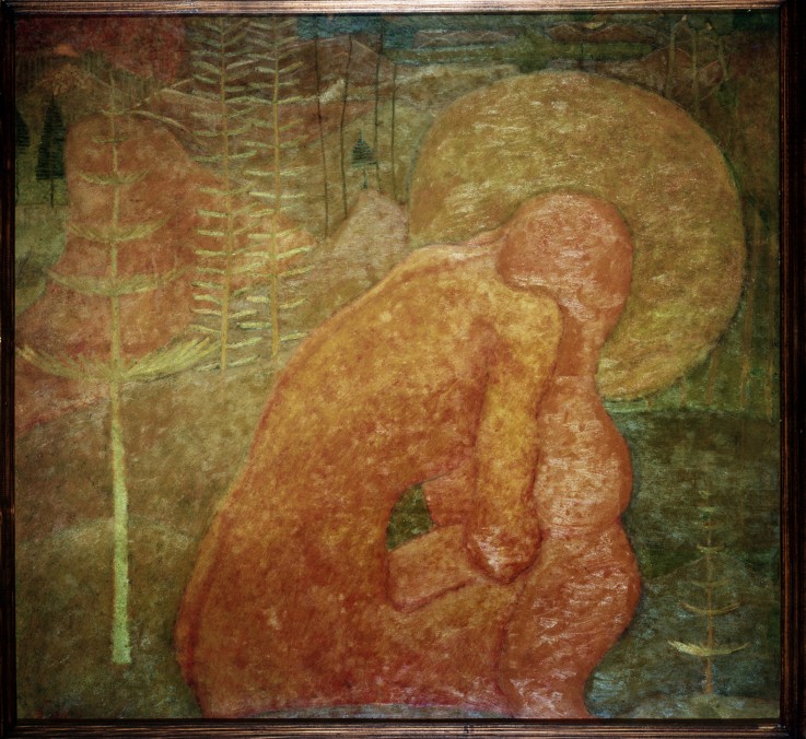 Sketch for a fresco painting. Prayer de Kazimir Severinovich Malewitsch