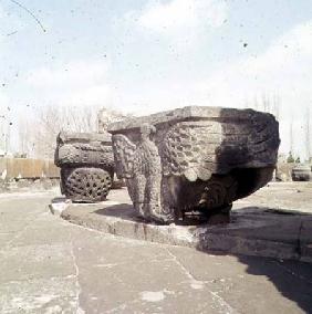 Eagle capital from the Armenian cathedral built