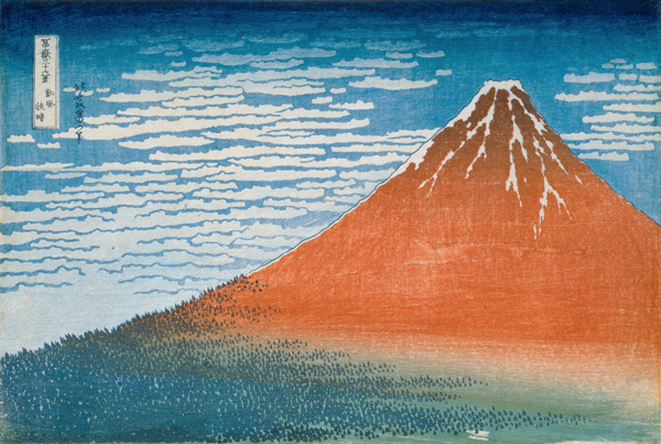 El Monte Fuji despejado de Katsushika Hokusai
