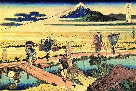 Nakahara in the Sagami province (from a Series "36 Views of Mount Fuji")
