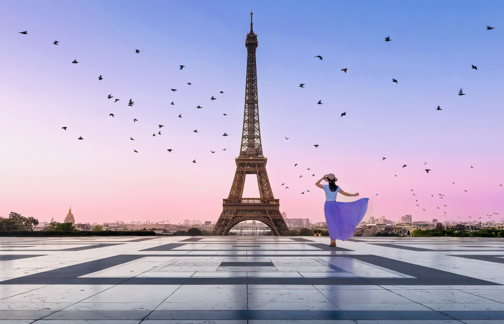 Good Morning Eiffel de Kenneth Zeng