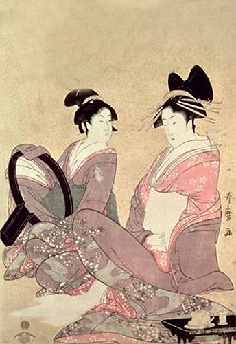 The Courtesan Hana-Murasaki de Kitagawa  Utamaro