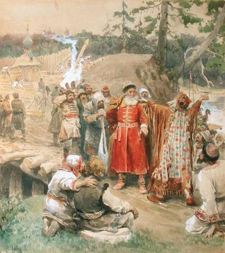 The Conquest of the New Regions in Russia de Klawdij Wassiljewitsch Lebedjeff