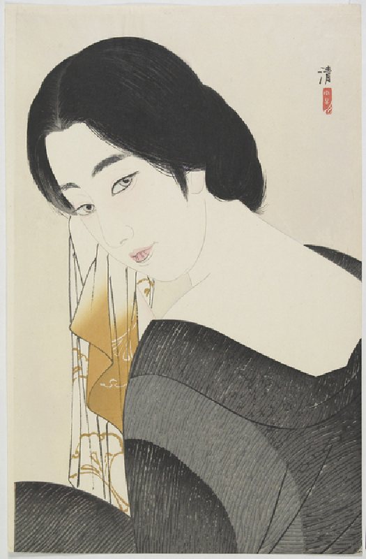 After the Bath, 1933 (colour woodblock print) de Kobayakawa Kiyoshi
