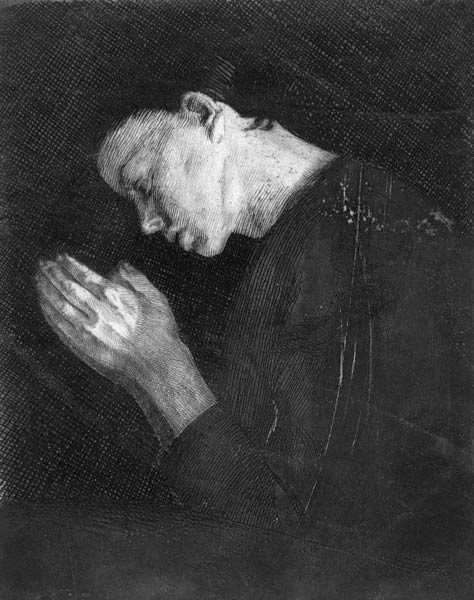 Girl Praying de Käthe Kollwitz