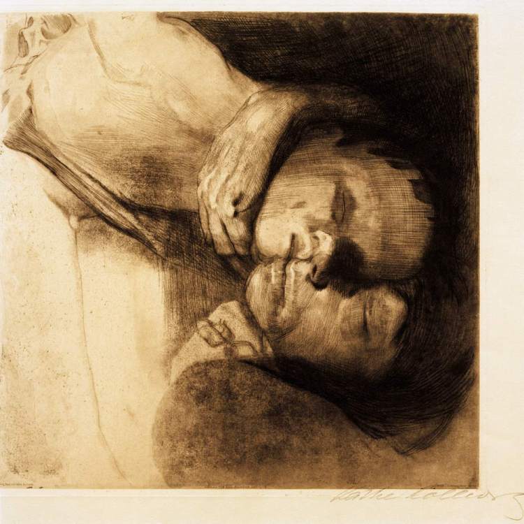 Death, Woman and Child de Käthe Kollwitz