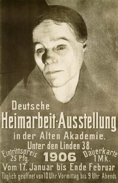 Deutsche Heimarbeit-Ausstellung in der Alten Akademie, Unte de Käthe Kollwitz