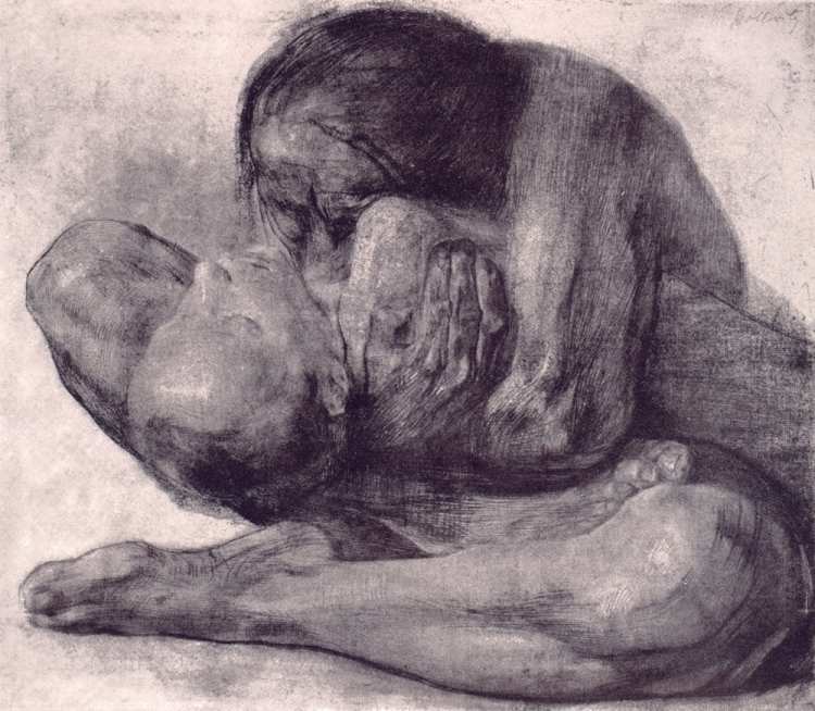 Woman with Dead Child de Käthe Kollwitz