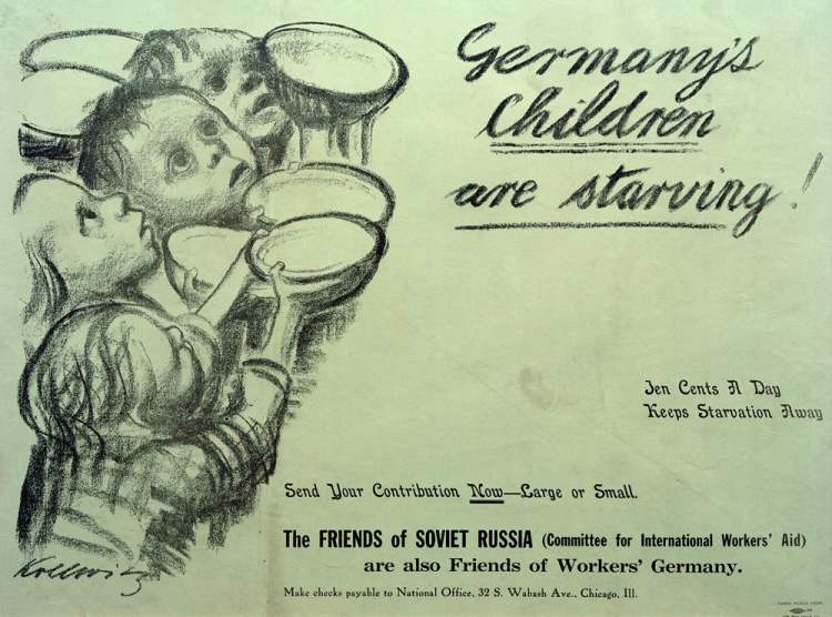Germany?s Children are starving de Käthe Kollwitz
