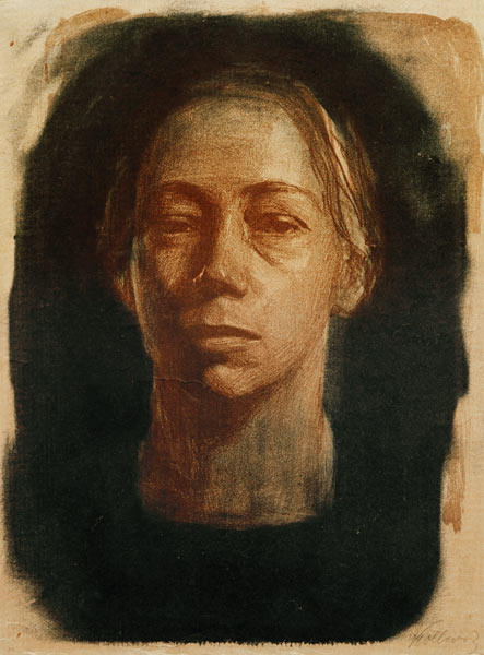 Self-portrait en face de Käthe Kollwitz